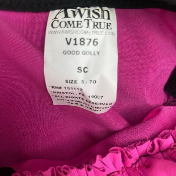 A Wish Come True Pink/Black Sequin Sleeveless Dance Outfit - Picture 4 of 6